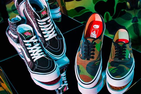 vans and bathing ape shoes.